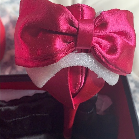 Por La Victoire Pink Satin platforms - Picture 16 of 16